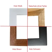 Holzrahmen für Moosbilder - Quadratisch | Moos Bilderrahmen - Holzrahmen für Wandbild