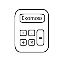 Produktrechner - Preisrechner für Ekomoss Moosprodukte